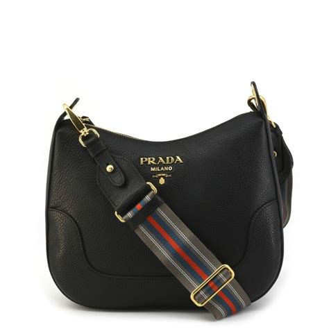 prada vitello phenix satchel|Prada Vitello Phenix Black Leather Web Stripe .